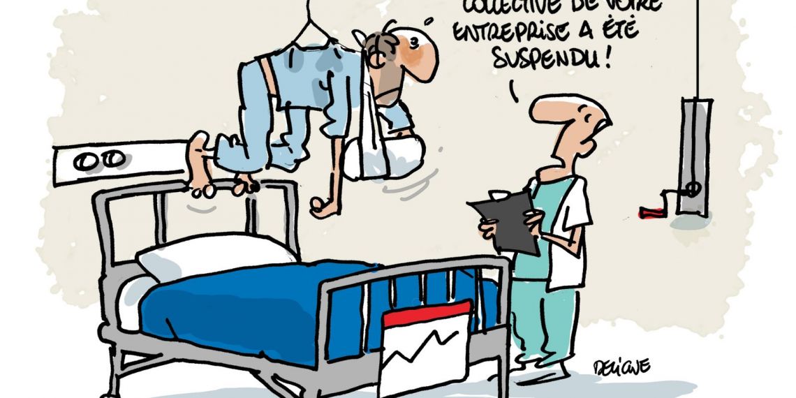 Je suis pendu, mon contrat collectif est suspendu