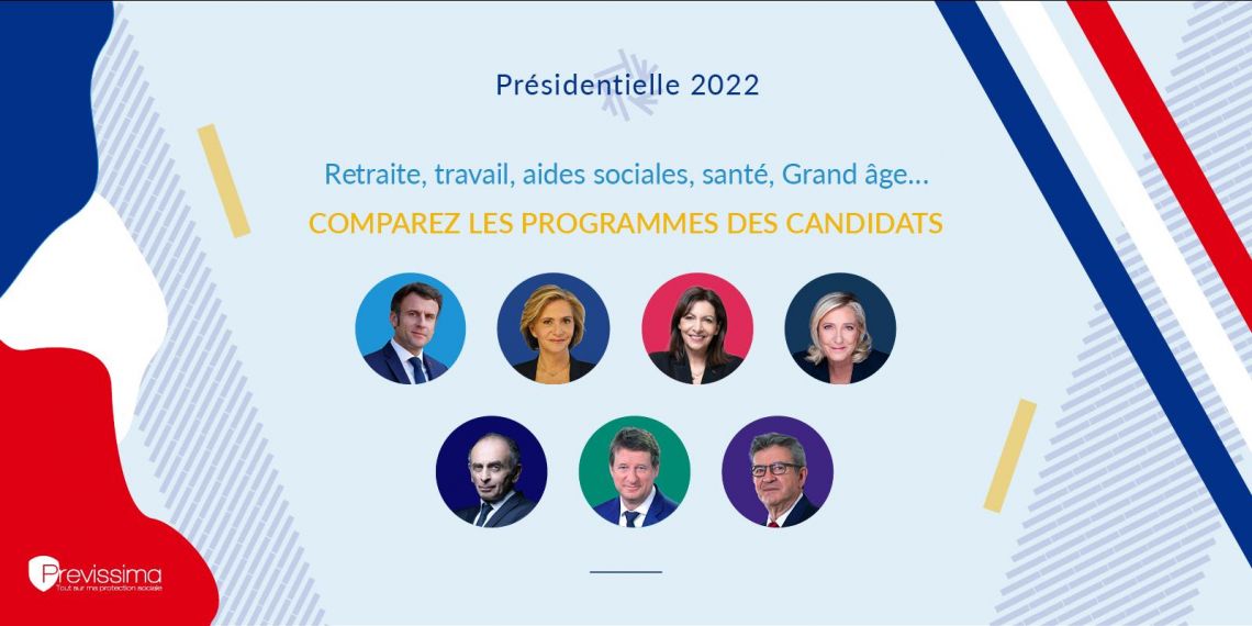 Présidentielle 2022 : comparatif des programmes des candidats en matière de protection sociale (Infographie)