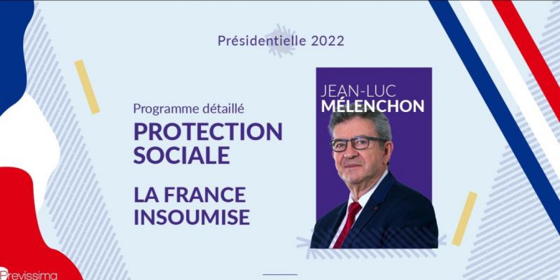 Présidentielle 2022 : le programme de Jean-Luc Mélenchon (La France insoumise) en matière de protection sociale (Infographie)