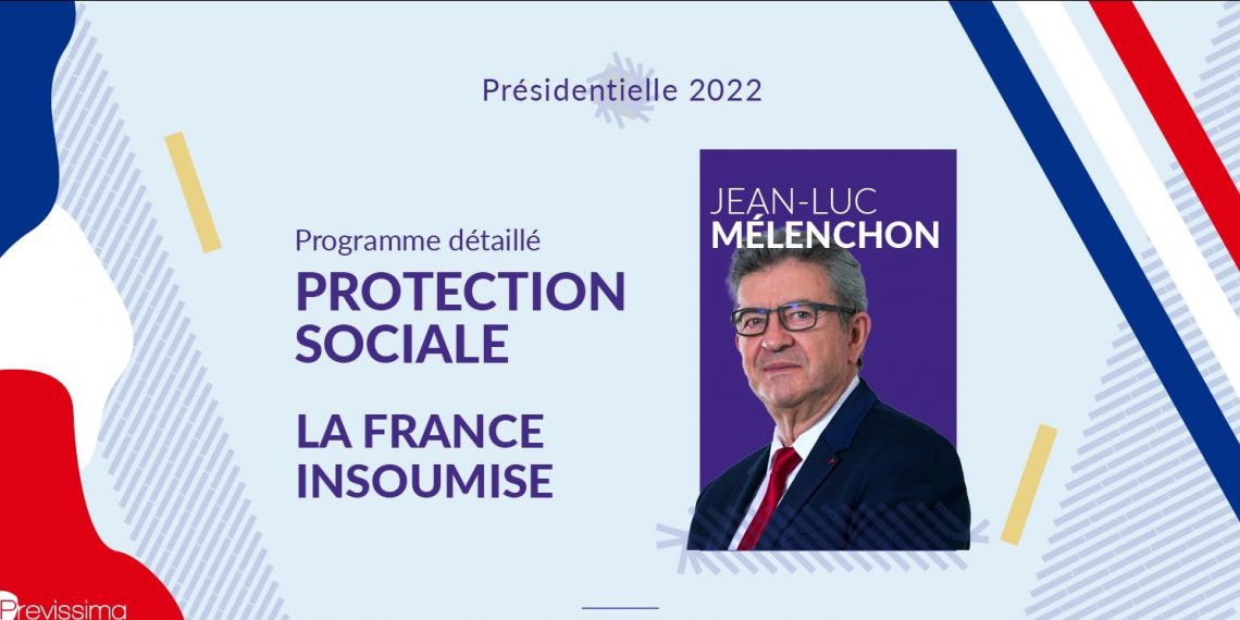 Présidentielle 2022 : le programme de Jean-Luc Mélenchon (La France insoumise) en matière de protection sociale (Infographie)
