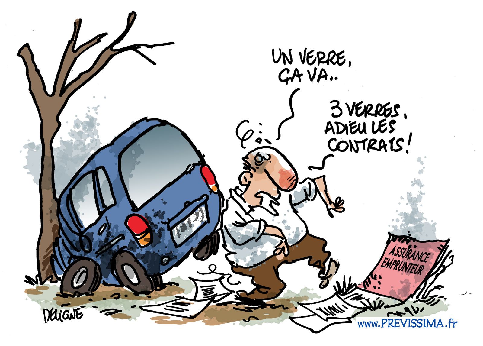 J’ai bien mangé, j’ai trop bu, j’ai ma prévoyance qui est exclue