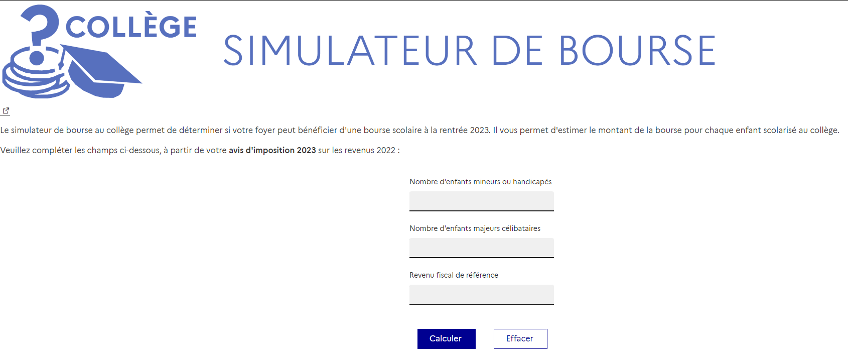 simulateur bourse college